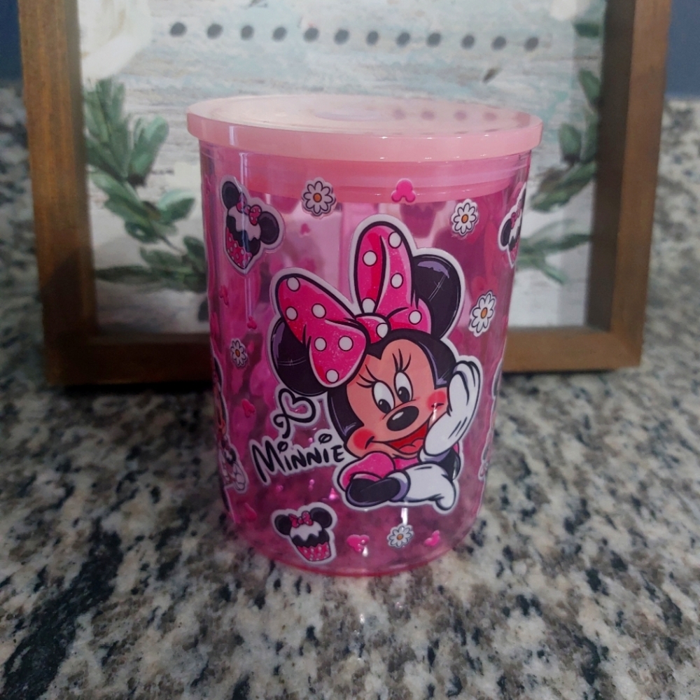 Custum glass mug with straw